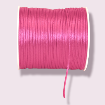 Cordón Cola de Rata Rosa 3 mm