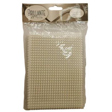 Perla Plana en Rollo Blanco 5 mm