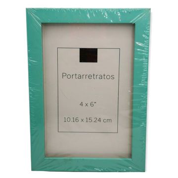 Portarretrato Decorativo Azul Cielo 4 x 6" Mod.DBC001