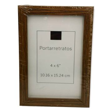 Portarretrato Decorativo Café 4 x 6"