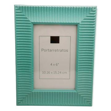 Portarretrato Decorativo Azul Cielo 4 x 6"