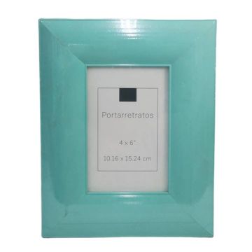 Portarretrato Decorativo Azul Cielo 4" x 6'' ZB101-C