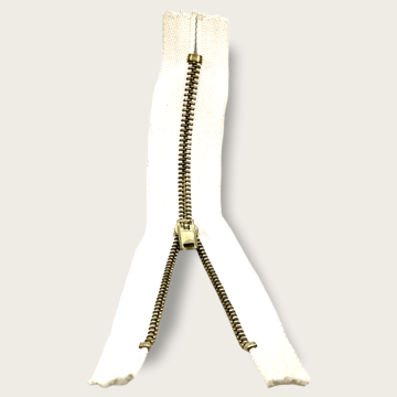 Cierre Metálico Blanco 15 cm