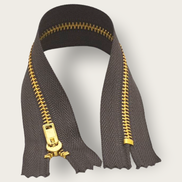 Cierre Metálico Gris Oxford 20 cm