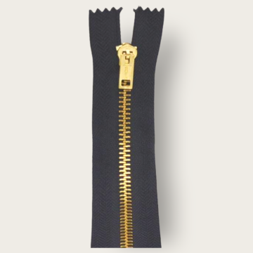 Cierre Metálico Reforzado Azul Marino 15 cm