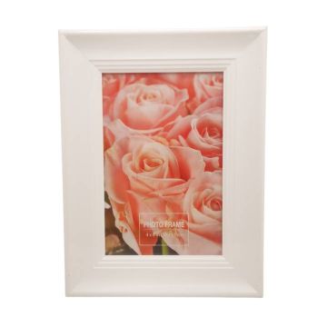 Portarretrato Decorativo Blanco 4 x 6''