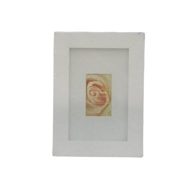 Portarretrato Decorativo Blanco 4" x 6'' M0863KC-MW-H7