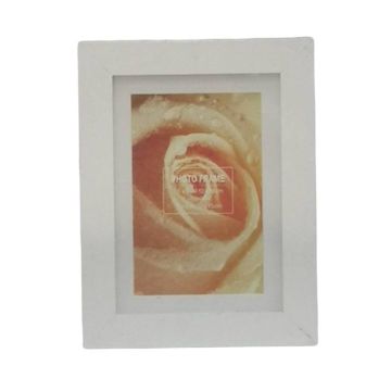 Portarretrato Decorativo Blanco 5" x 7'' M0863KC-MW-H7