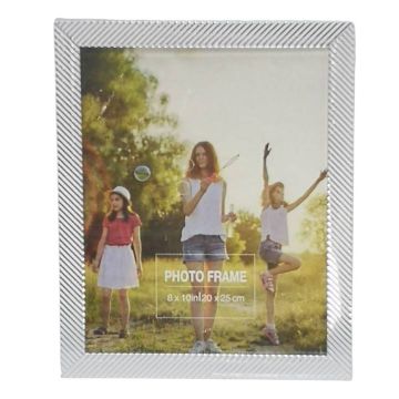 Portarretrato Decorativo Plata 8" x 10'' 275-ZJ-019W