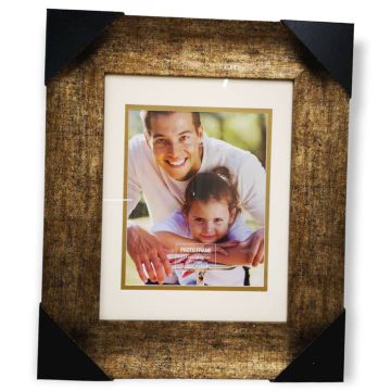 Portarretrato Decorativo Dorado 11 x 14''