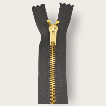 Cierre Metálico Reforzado Gris Oxford 15 cm