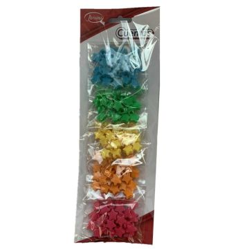 Cuentas Colores Mate Estrellas