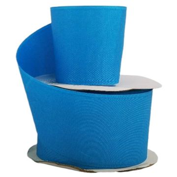 Listón Popotillo Liso Azul Turquesa # 12