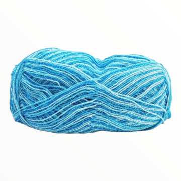 Estambre Creaty Cristal #834 Azul Matizado