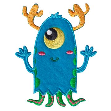 Aplicación Bordada Monstruo