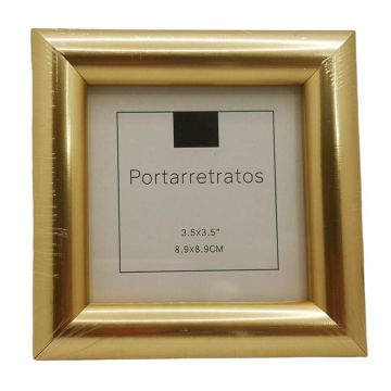 Portarretrato Decorativo Mini Oro 8.9 x 8.9 cm Mod.F562017R488-3.5