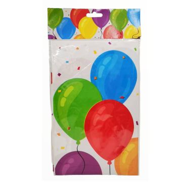 Mantel de Plástico Estampado Globos