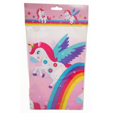 Mantel de Plástico Estampado Unicornio