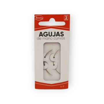 Aguja para coser a mano 4 a 9 Curvas
