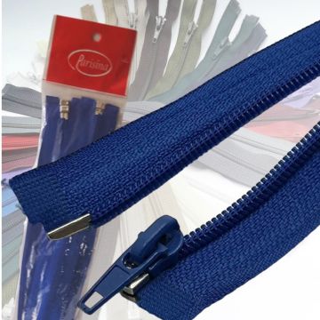Paq. Cierre de Nylon Separable Azul Rey 35 cm