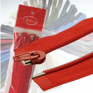 Paq. Cierre de Nylon Separable Rojo 35 cm