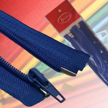 Paq. Cierre de Nylon Separable Azul Rey 50 cm