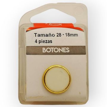Botones en Cajita 18 mm Blanco Mod.0122801