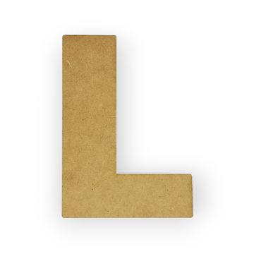 Letra de MDF de 2.5 mm L