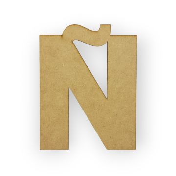 Letra de MDF de 2.5 mm Ñ