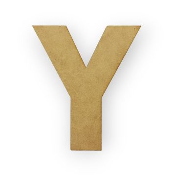 Letra de MDF de 2.5 mm Y