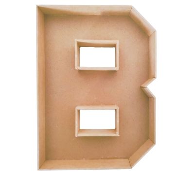 Letra Hueca B Natural