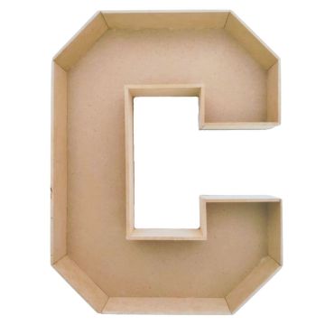 Letra Hueca C Natural