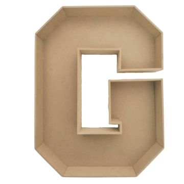 Letra Hueca G Natural