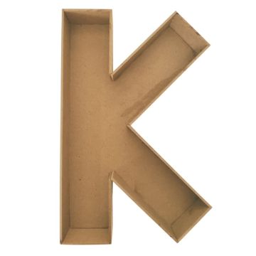 Letra Hueca K Natural