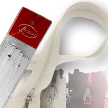 Paq. de Cierre de Nylon Blanco 45 cm