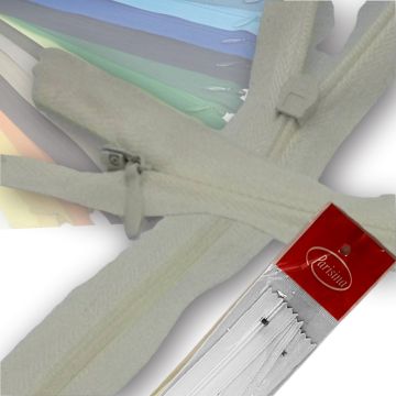 Paq. Cierre Invisible Blanco 20 cm