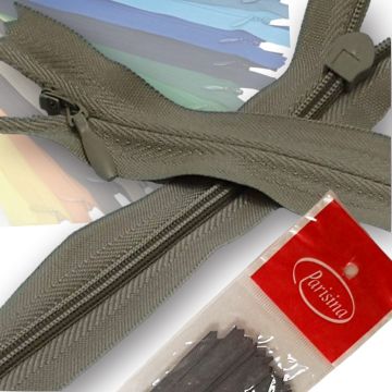 Paq. Cierre Invisible Gris Claro 20 cm