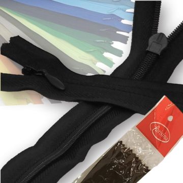 Paq. Cierre Invisible Negro 20 cm