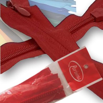 Paq. Cierre Invisible Rojo 20 cm