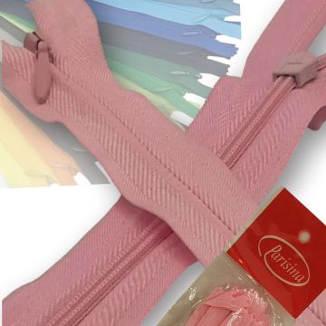 Paq. Cierre Invisible Rosa 20 cm