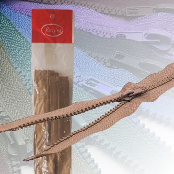 Paq. Cierre Separable Diente Ancho Kaki 35 cm