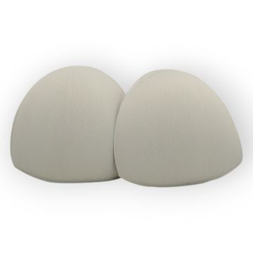 Copa para vestido Redonda Blanco Mediana