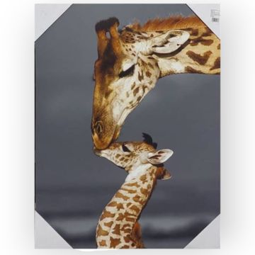 Bastidor impreso con fotografía Jirafa