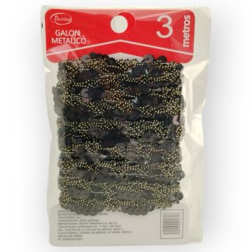 Galón Metálico de 3 m Negro Fl8038