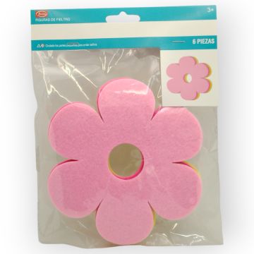 Figura de Fieltro Flor