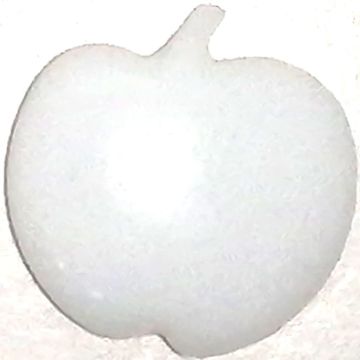 Botón Manzana Blanco #20