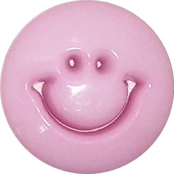 Botón Cara Feliz Rosa #24