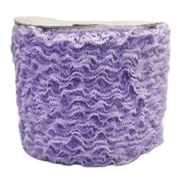 Encaje Valenciano Plisado #3 H165124 Lila 2 Cm