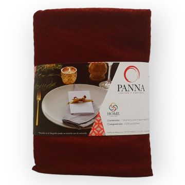 Mantel Decorativo Redondo Atenas Maquinilla Vino Diamante