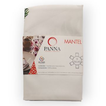 Mantel Decorativo Redondo Tergal Estampado Marino Girasol